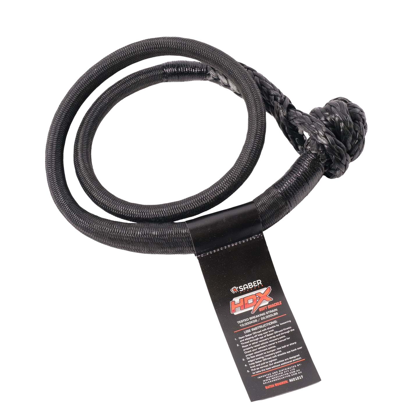 SaberPro HDX Technora Bound Soft Shackle - 10,000KG - Long