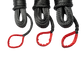 13,200KG Black SaberPro Winch Extension Rope w/Red Sheath Eyes - 20M