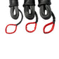 SaberPro - Black Winch Extension Ropes With Red Sheath Eyes