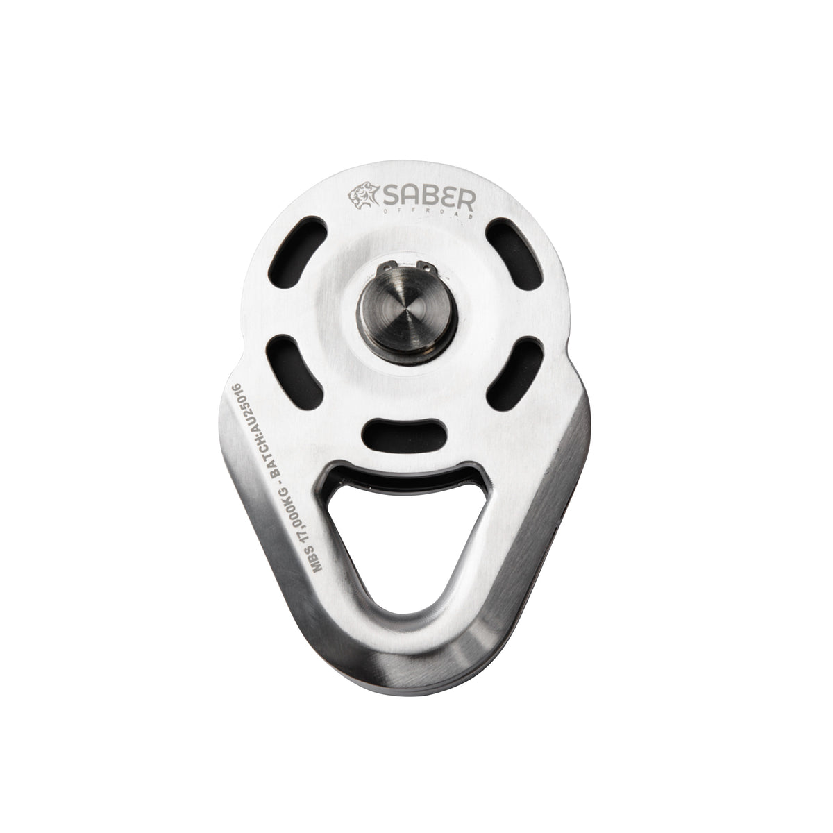 Saber Super Light Snatch Block with steel pulley wheel