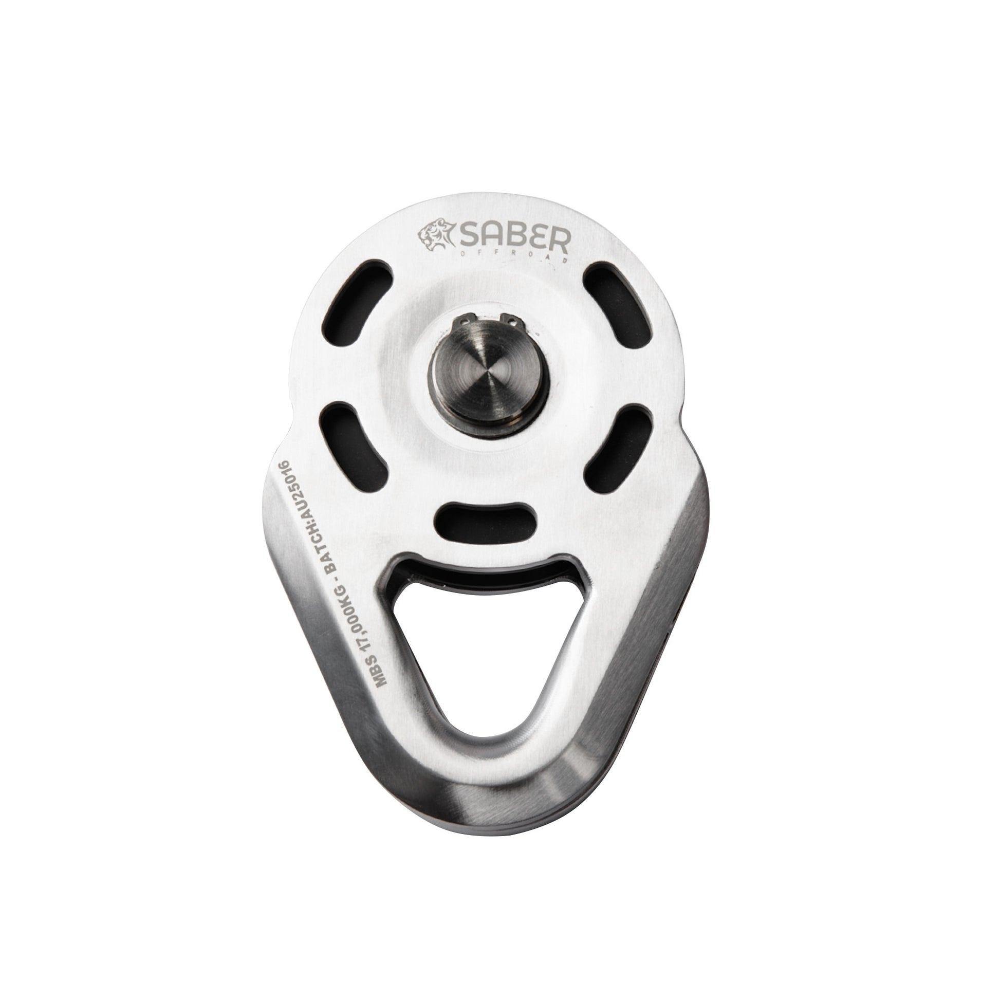 Saber Super Light Snatch Block with steel pulley wheel