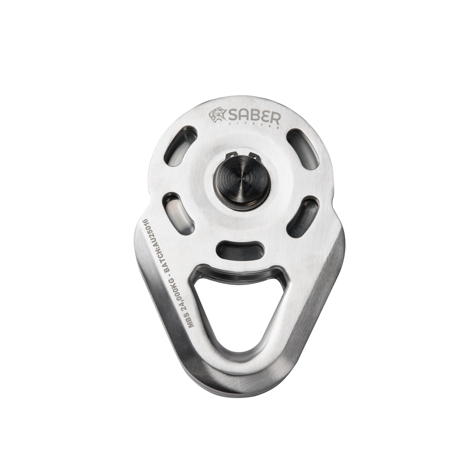 Saber Super Light Snatch Block with steel pulley wheel