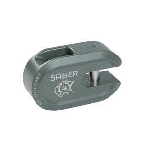 Saber 7075 Alloy Winch Shackle Short - Cerakote Jungle Green