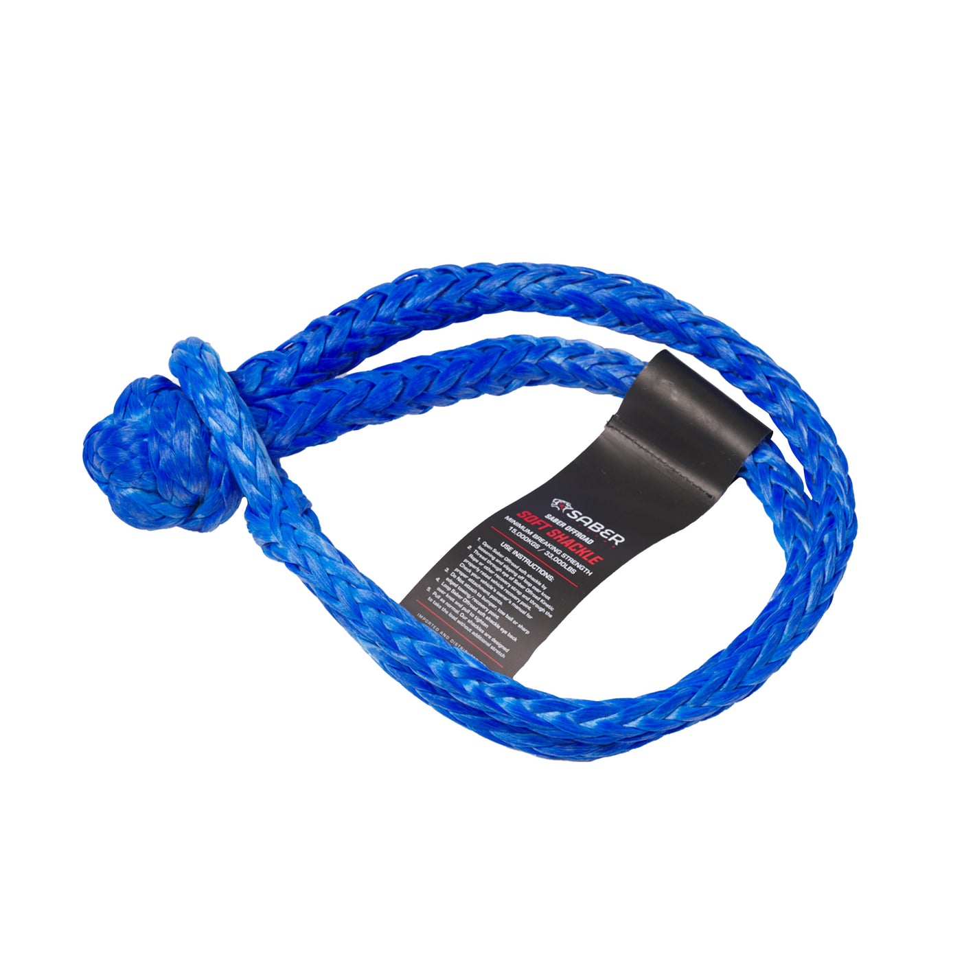 Saber 15,000KG Soft Shackle - Blue