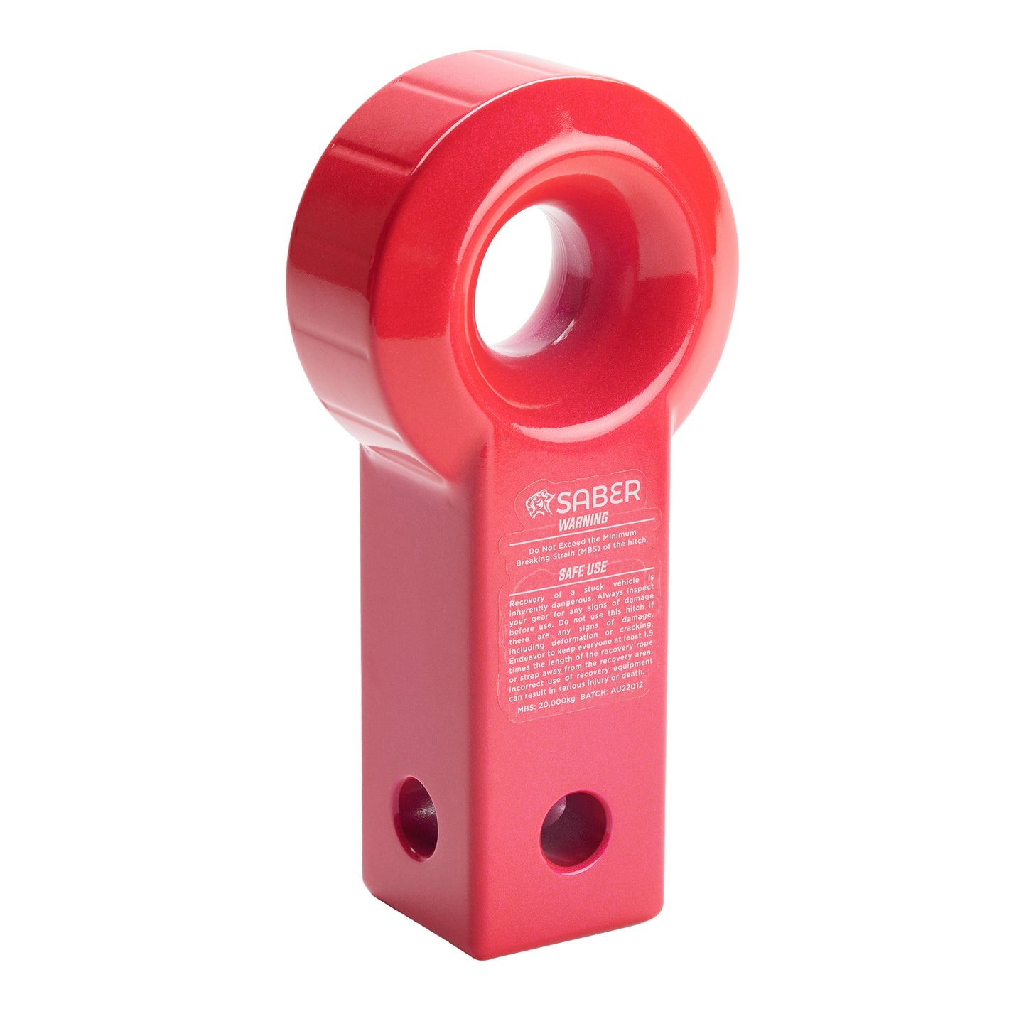 Saber Aluminium Recovery Hitch - Prismatic Pink