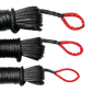 13,200KG Black SaberPro Winch Extension Rope w/Red Sheath Eyes - 20M