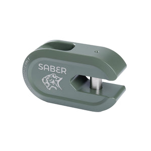 Saber 7075 Alloy Winch Shackle Short - Cerakote Jungle Green
