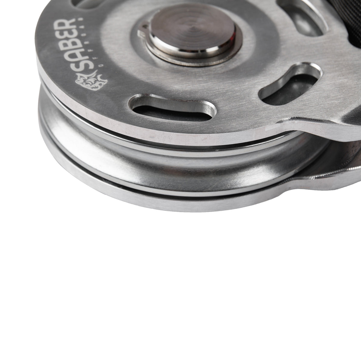 Saber Super Light Snatch Block with steel pulley wheel