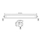 Saber 20" Light Bar - Flood Beam