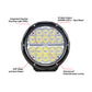 7" Driving Light - Spot Beam