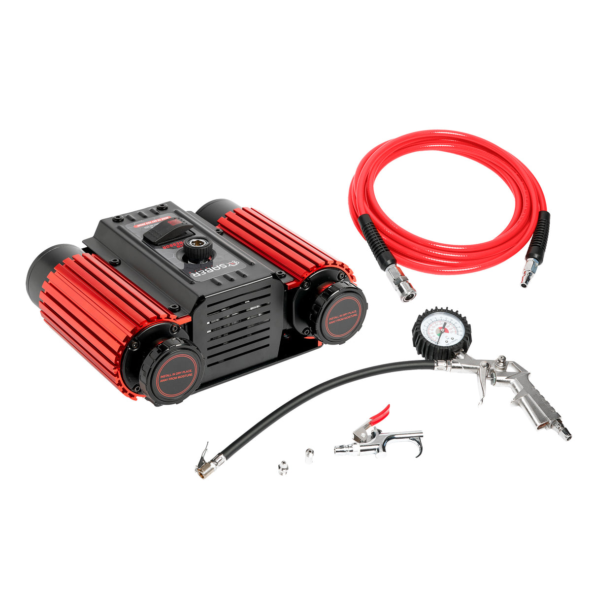 Inflation Compressor Saber Select Series Twin Air Compressor & Inflation Kit
