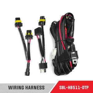 Universal Single Bar Lamp Wiring Harness suits up to 140W Light Bars