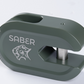 Saber 7075 Alloy Winch Shackle Short - Cerakote Jungle Green