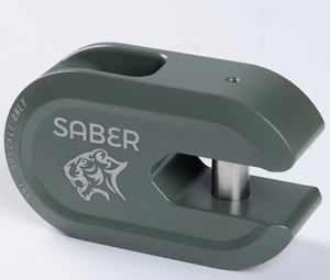 Saber 7075 Alloy Winch Shackle Short - Cerakote Jungle Green