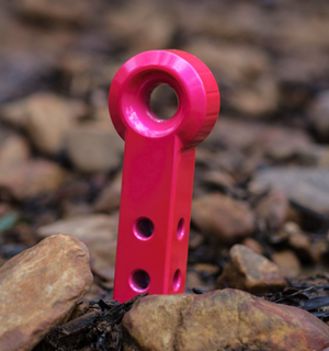 Aluminium Rope Friendly Recovery Hitch  (Extended)- Pink