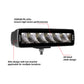 Saber 6" Work Light Bar - Flood Beam